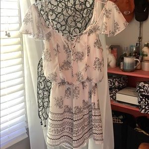 Floral summer time romper